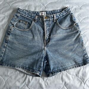 Vintage high waisted denim shorts